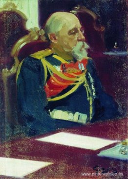 Retrato de un gobernador general de Finlandia N.I. bobrikov