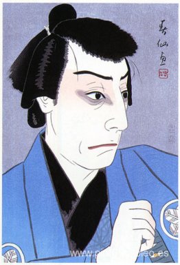 Ichikawa Ebiso como Hayano Kanpei en Chushingura