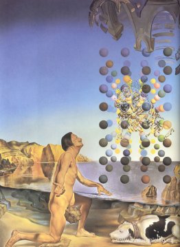 Dalí desnudo, en la contemplación ante los cinco cuerpos regular