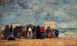 Trouville, escena de playa