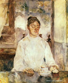 La madre del artista, la condesa Adèle de Toulouse Lautrec, dura