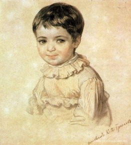 Retrato de María Kikina cuando era niña