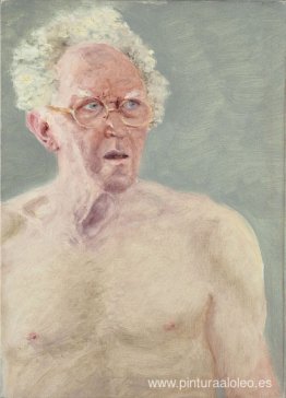 Autorretrato, torso desnudo