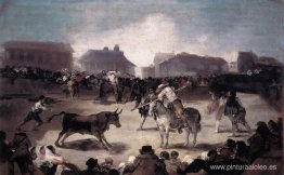 Una corrida de toros de pueblo