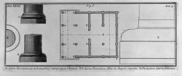 Fachada del Templo Toscana (de Vitruvio, según Le Roy y Perrault