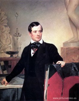 Retrato del arquitecto y pintor Alexander Brulloff