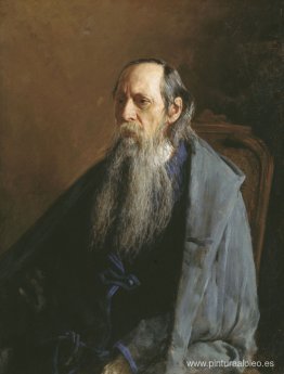 Retrato de Mijail Yevgrafovich Saltykov-Shchedrin