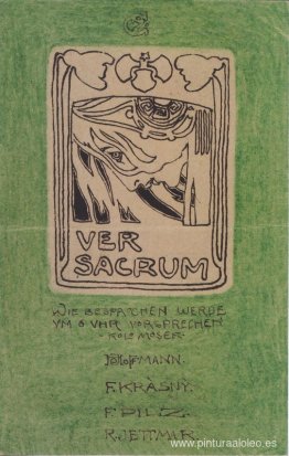 Postal a Carl Moll, Ver Sacrum