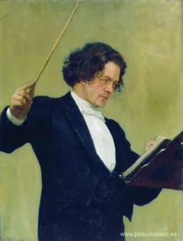 Retrato del compositor Anton Rubinstein