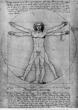 Las proporciones de la figura humana (El Hombre de Vitruvio)