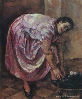 Retrato de Natalia Petrovna Konchalovsky, la hija del artista (c