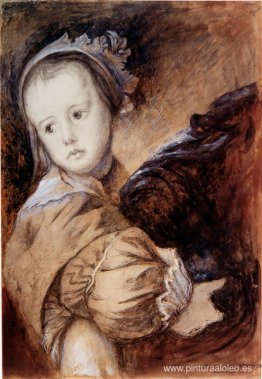 Copia de una niña en el retrato de Van Dyck de La esposa de Coly