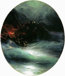 Naufragio de un buque mercante en mar abierto (Shipwreck)