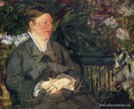 Madame Manet en el conservatorio