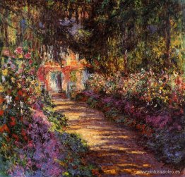 Camino en el jardín de Monet en Giverny