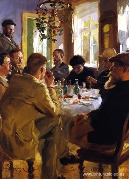 Almuerzo de artistas en Skagen