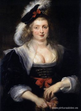 Retrato de Helene Fourment con guantes