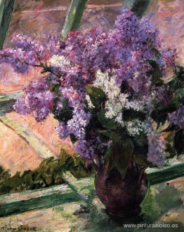 Lilas en una ventana