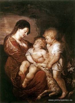 Virgen y el Niño con el Niño San Juan