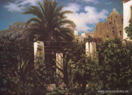 Jardín de una posada Capri