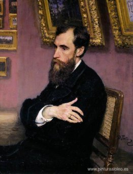 Retrato de Pavel Tretyakov, fundador de la Galería Tretyakov