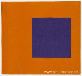 Púrpura y naranja de la serie Line Form Color