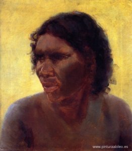 Retrato de una mujer aborigen (Maria Yulgilbar)