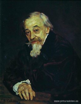 Retrato del artista Vladimir Samoilov