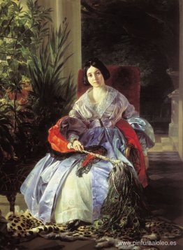 Retrato de la princesa Ye. P. Saltykova