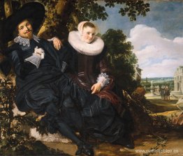 Retrato matrimonial de Isaac Massa y Beatrix van der Laen