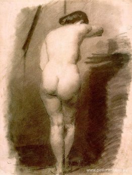 desnudo de pie