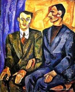 Retrato de P. Denike (Yuriev) y A. Pokrovsky