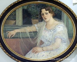 retrato de una mujer joven