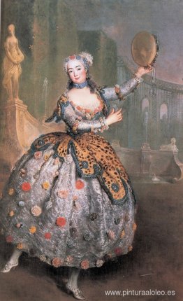 Retrato de la bailarina Barbara Campanini alias La Barbarina