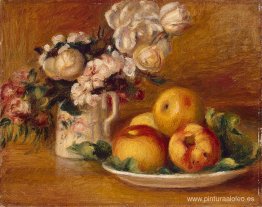 manzanas y flores