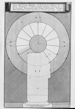 Mapa de la columna Antonina