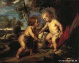 El Niño Jesús y el Niño San Juan según Rubens