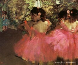 Bailarines en rosa