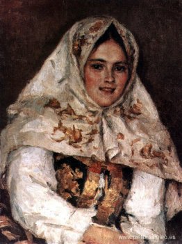 Belleza siberiana. Retrato de E. A. Rachkovsky.