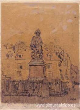 Boceto para "La estatua de Duquesne, Dieppe"