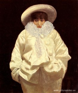 Sarah Bernhardt como Pierrot