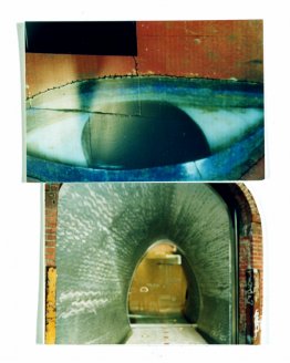 Ojo sobre la puerta - fotocollage