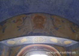 La pintura de la capilla de Santa Anastasia.