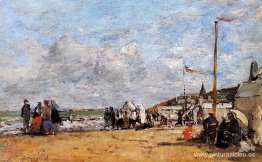 Trouville, escena de playa