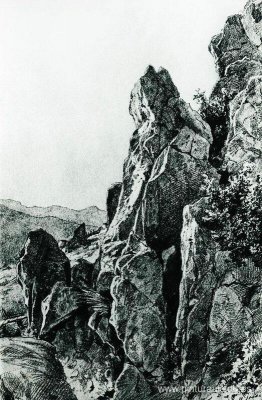 Gurzuf. rocas