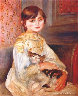 Niño con gato (julie manet)