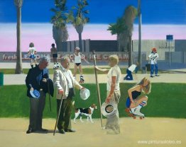 La reunión (o que tenga un buen día, señor Hockney)