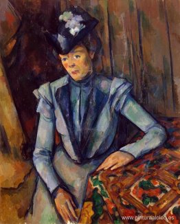 Mujer de azul. Señora Cézanne