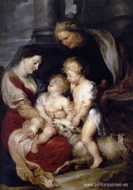 La Virgen y el Niño con Santa Isabel y el Niño San Juan Bautista