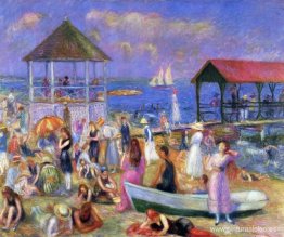 Escena de playa, New London